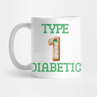 Diabetes Christmas Cookie l Type 1 Diabetic Mug